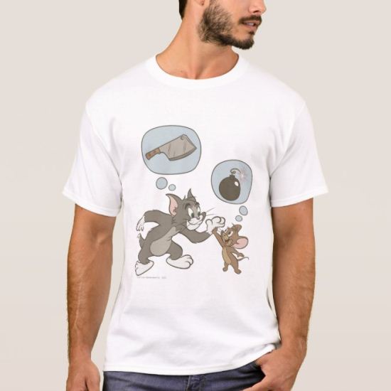 Tom and Jerry Evil Thoughts T-Shirt