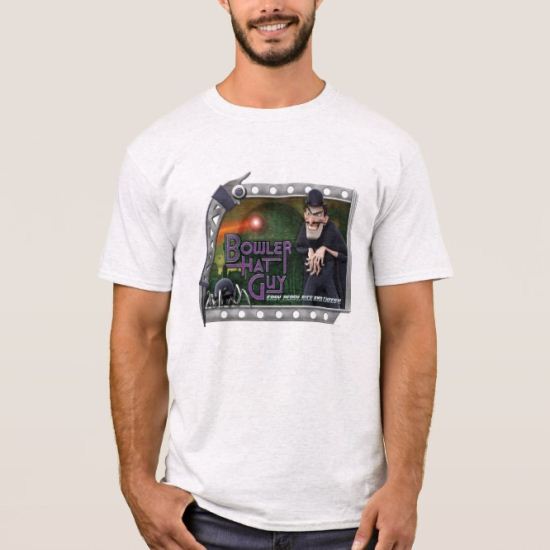 Disney Bowler Hat Guy In Scary Frame T-Shirt