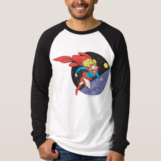 Supergirl Leaps in Space T-Shirt
