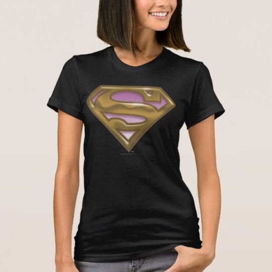 Supergirl Golden Logo T-Shirt