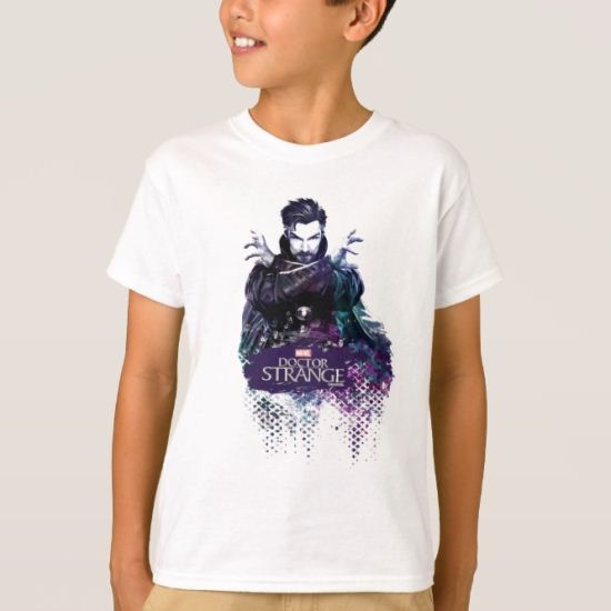 Doctor Strange Dark Watercolor Character Art T-Shirt