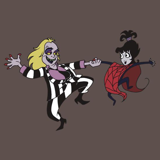 Beetlejuice - Lydia & Beetlejuice Group 03 by DGArt T-Shirt