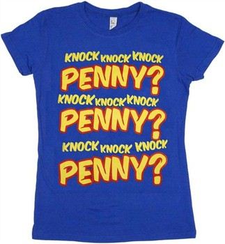Big Bang Theory Knock Knock Penny Baby Doll Tee