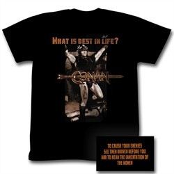 Conan Shirts Best Life Adult Black Tee T-Shirt
