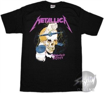 Metallica Damaged Justice T-Shirt