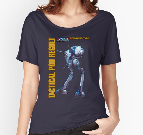 Macross Robotech Tactical Pod Regult Women's Relaxed Fit T-Shirt by innovariart T-Shirt