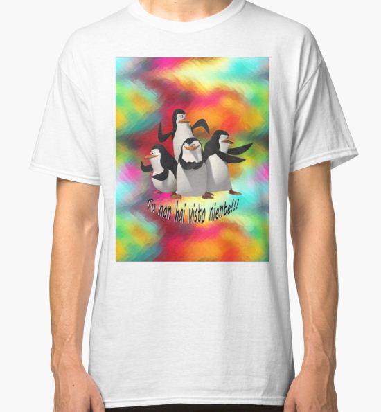 Penguins of Madagascar Classic T-Shirt by Sebastian Ratti T-Shirt