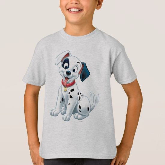 101 Dalmatian Patches Wagging his Tail T-Shirt