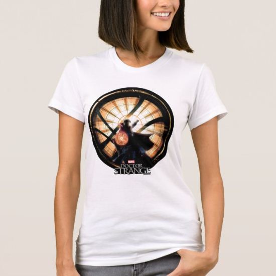 Doctor Strange In Front of Window of Worlds T-Shirt
