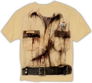 The Walking Dead Rick Grimes Adult Tan Costume T-Shirt