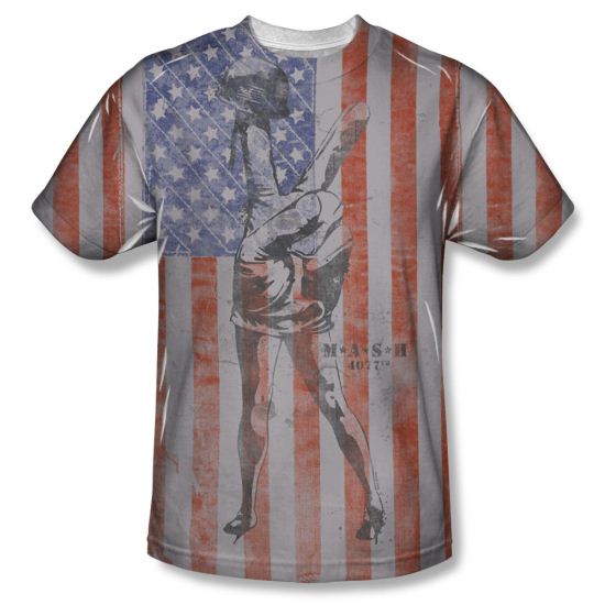 Mash Shirt American Flag Sublimation Shirt