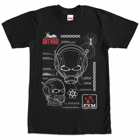 Ant-Man Helmet Schematics T-Shirt