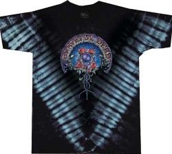 Grateful Dead Shirt Tie Dye Sceptor V-Dye Tee T-Shirt