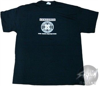 Nine Inch Nails Censored for Your Protection Bureau of Morality T-Shirt