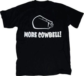 Saturday Night Live More Cowbell T-shirt