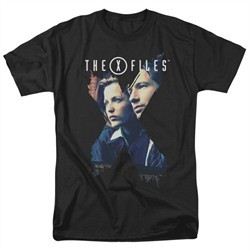 X-Files Shirt X Agents Adult Black Tee T-Shirt