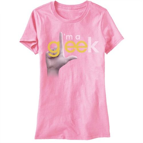 Glee I'm A Gleek Finger Juniors T-Shirt