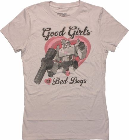 Transformers Megatron Good Girls Juniors T-Shirt