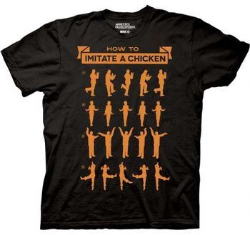 Arrested Development How To Imitate A Chicken Adult Black T-shirt