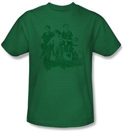 Little Rascals Kids Shirt The Gang Youth Kelly Green T-Shirt