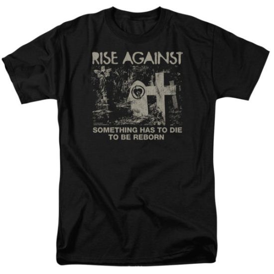 Rise Against Shirt Cemetery Black T-Shirt