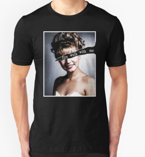 Twin Peaks - Laura Palmer - Fire Walk With Me Black ed. T-Shirt by MissAshe T-Shirt