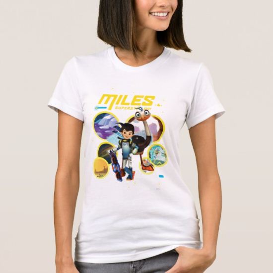 Miles Superstellar & MERC Robotic Sidekick T-Shirt