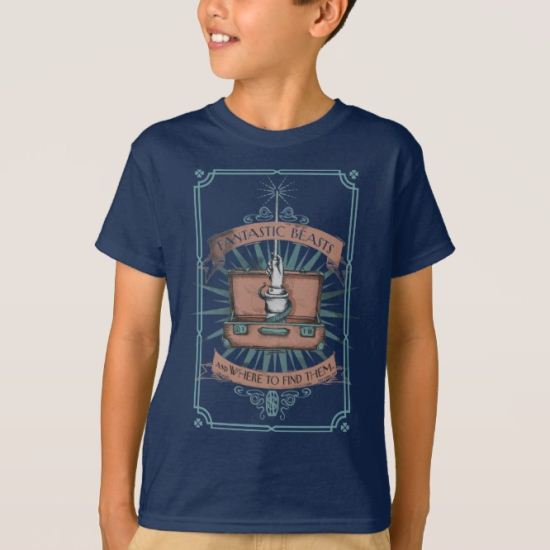 Fantastic Beasts Newt's Briefcase Graphic T-Shirt