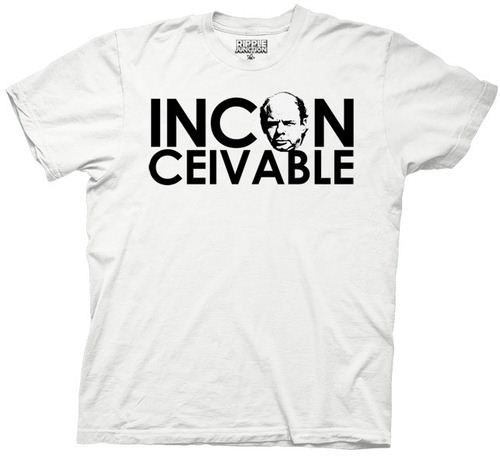 The Princess Bride Inconceivable Text Vizzini White Mens T-shirt