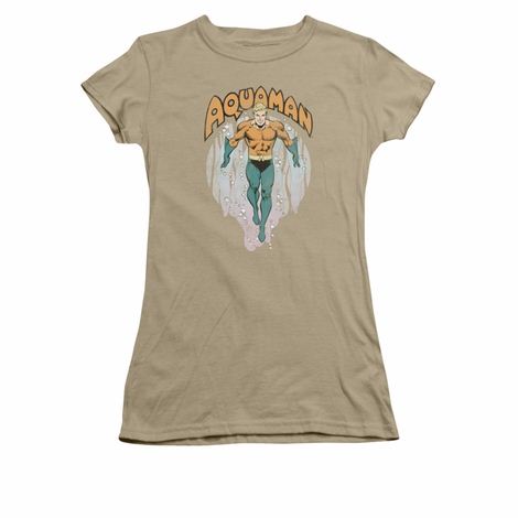 Aquaman From The Depths Juniors T Shirt