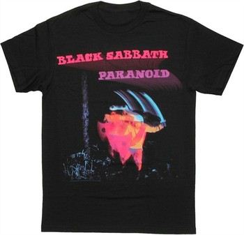 Black Sabbath Paranoid Album Cover T-Shirt