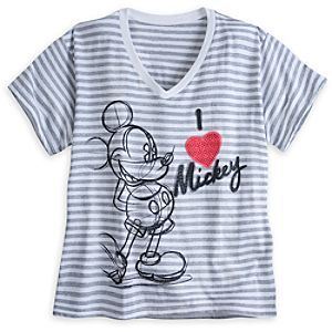 Mickey Mouse Scoop Neck Tee for Women - Plus Size