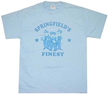 Simpsons Springfield's Finest T-Shirt