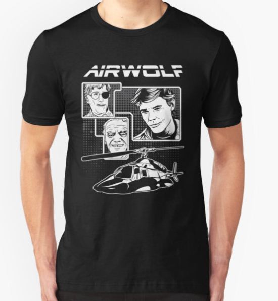 Airwolf tv series eighties T-Shirt by samepol T-Shirt