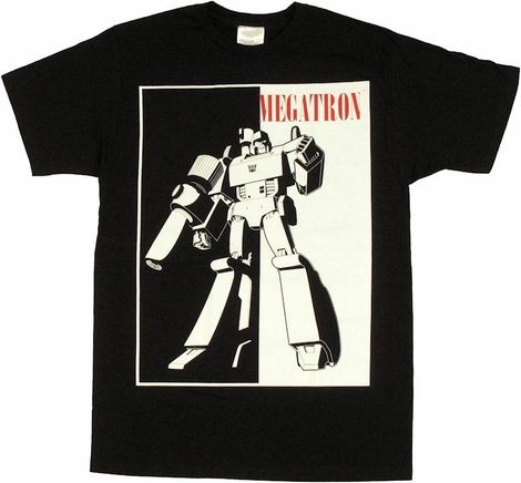 Transformers Megatron Silhouette T Shirt Sheer