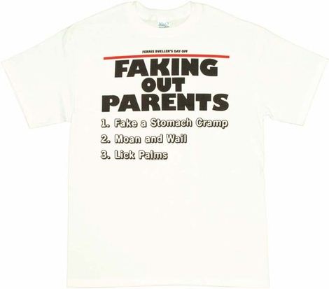 Ferris Buellers Day Off Faking T-Shirt