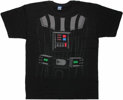 Star Wars Darth Vader Costume Suit T Shirt