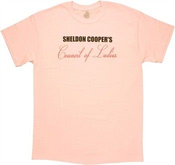 Big Bang Theory Sheldon Cooper's Council of Ladies T-Shirt