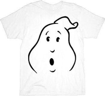Ghostbusters Face It Ghost Face White Adult T-Shirt