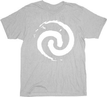 The Last Airbender Air Clan Silver Adult T-Shirt