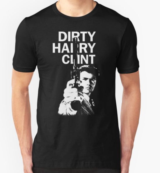 Dirty Harry Clint T-Shirt by BiggStankDogg T-Shirt