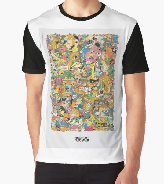 Cartoon Network Collage Graphic T-Shirt by mdoering16 T-Shirt