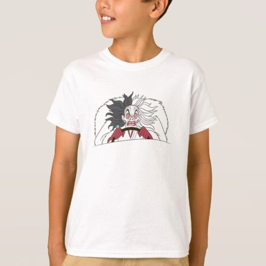 101 Dalmations' Cruella de Vil Angry Disney T-Shirt