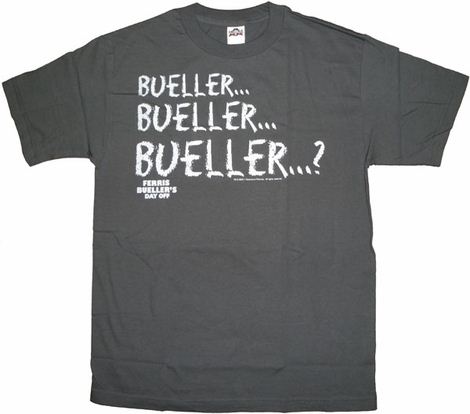 Ferris Buellers Day Off Chalk T Shirt