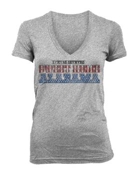 Lynyrd Skynyrd Sweet Home Alabama Women's V Neck T-Shirt