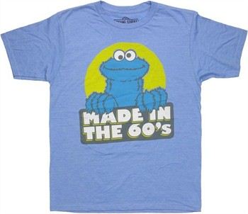 Sesame Street Cookie Monster Made in the 60's T-Shirt Sheer