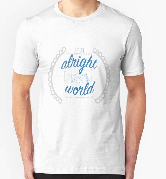 ‘Take On The World’ T-Shirt by overjoyed T-Shirt