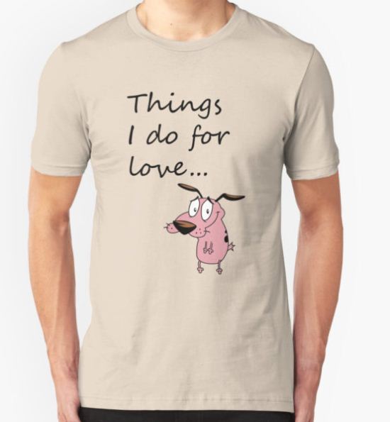 COURAGE THE COWARDLY DOG T-Shirt by TheJokerSolo T-Shirt
