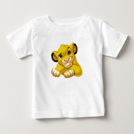 Simba The Lion King Raised Eyebrow Disney Baby T-Shirt