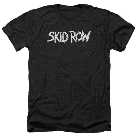 Skid Row Shirt Logo Heather Black T-Shirt